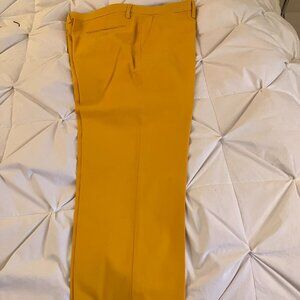 Mens gold cotton pants